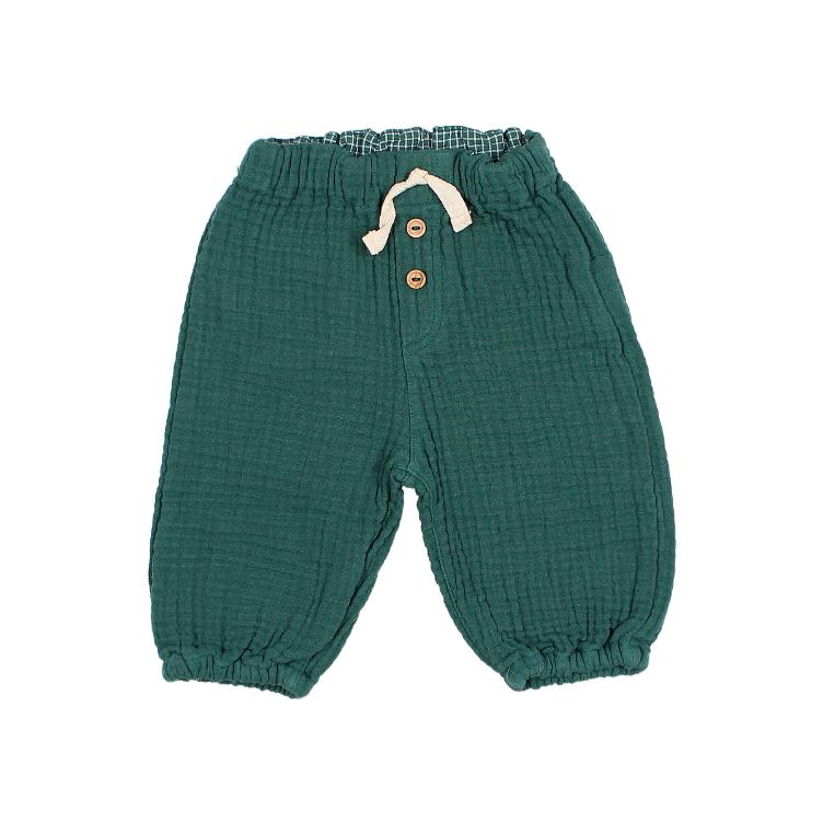 BB muslin pants green lake