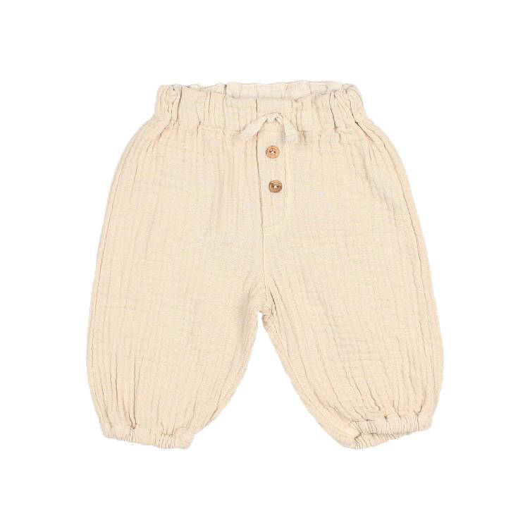 BB muslin pants sand