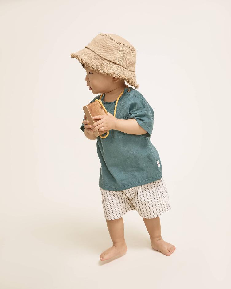 BB linen stripes shorts only - 0