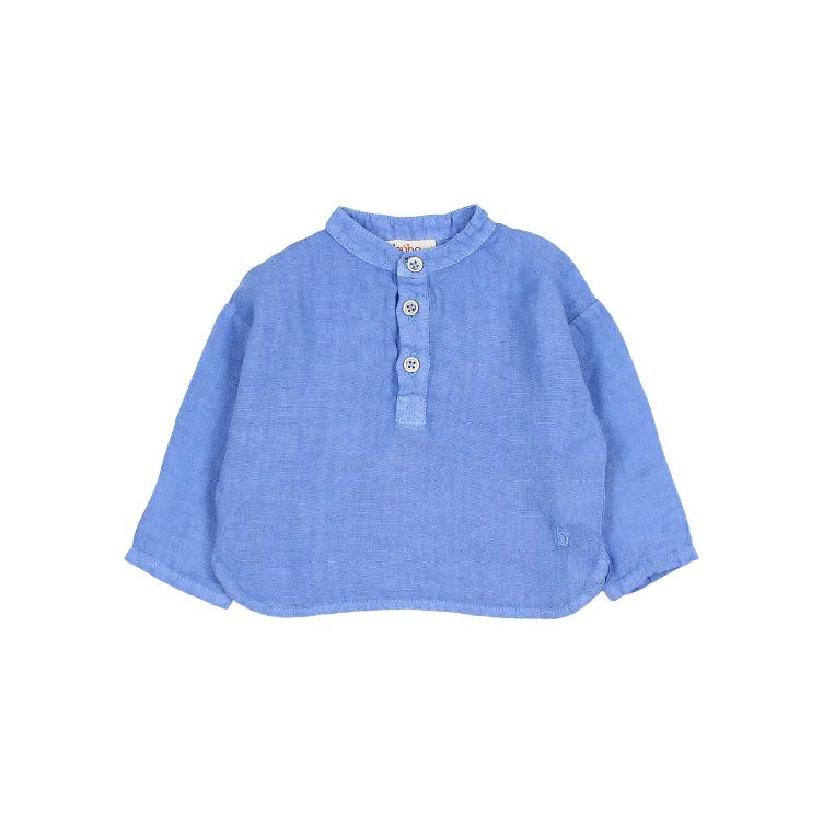 BB linen kurta ocean blue