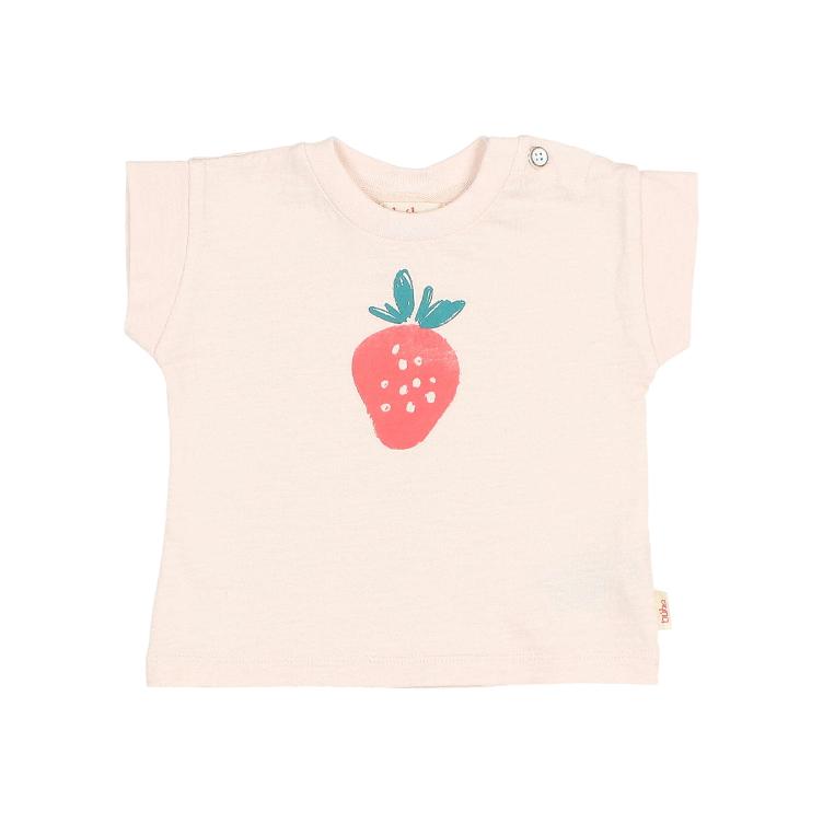 BB fresa t shirt cream pink