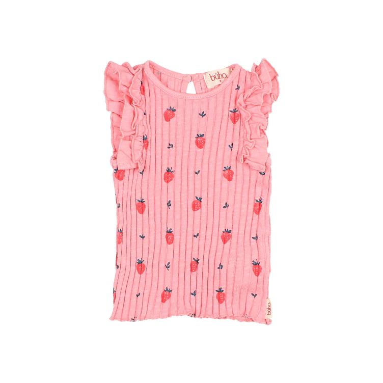 BB strawberry t shirt sugar pink