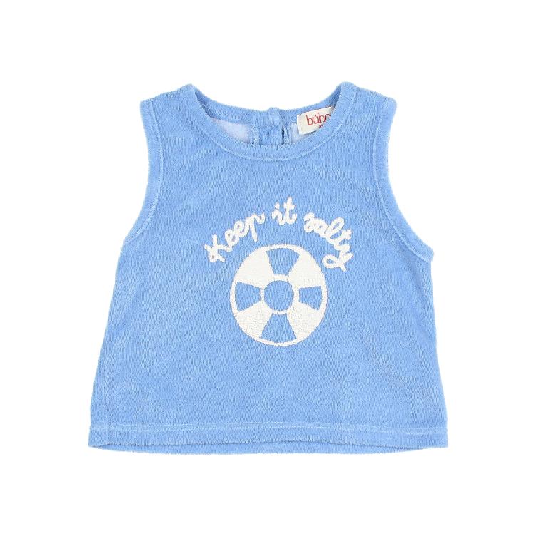 BB terry t shirt bluette