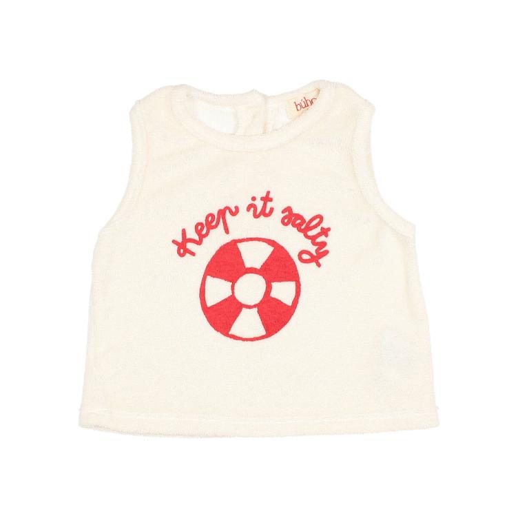BB terry t shirt ecru