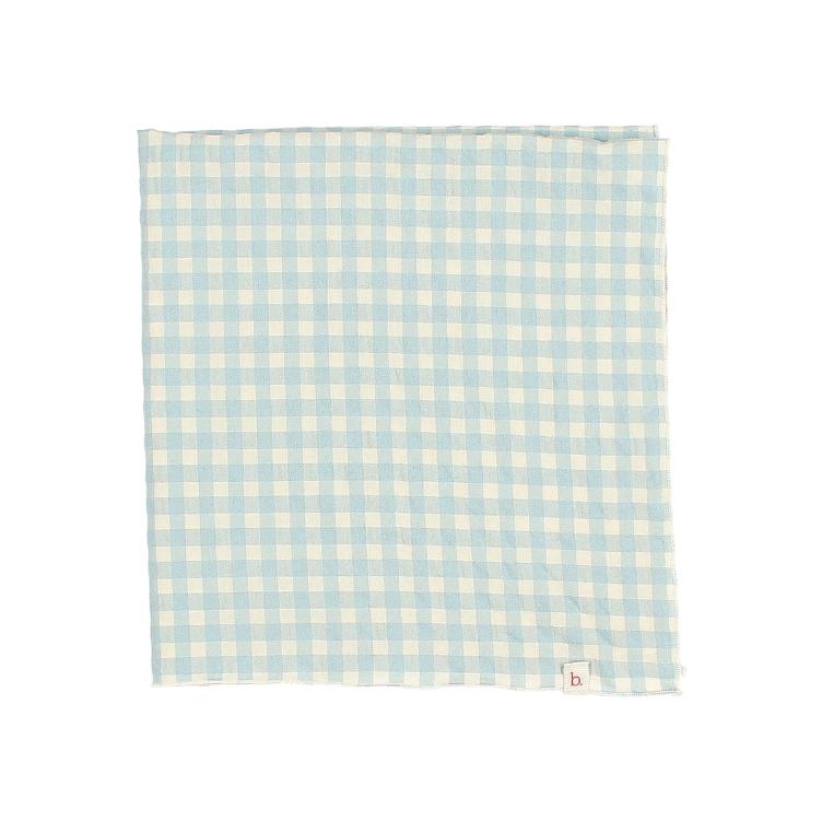 Gingham Bandana aqua - 0