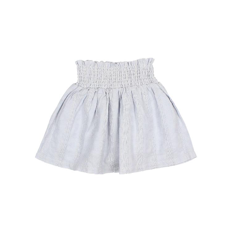 Chic Lurex skirt sky blue