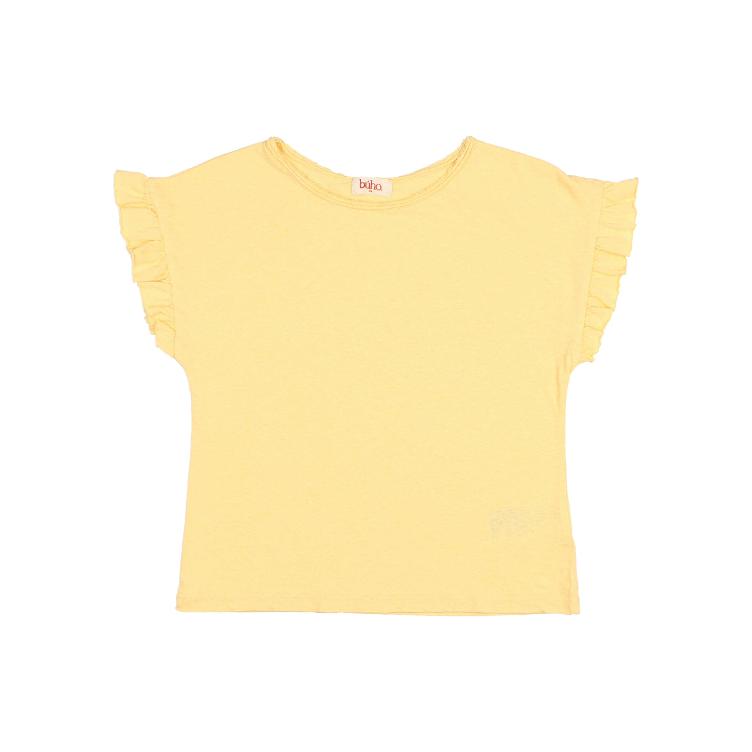 Linen girly t-shirt sun