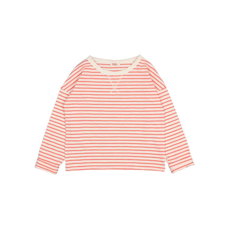 Sailor stripes T shirt coral