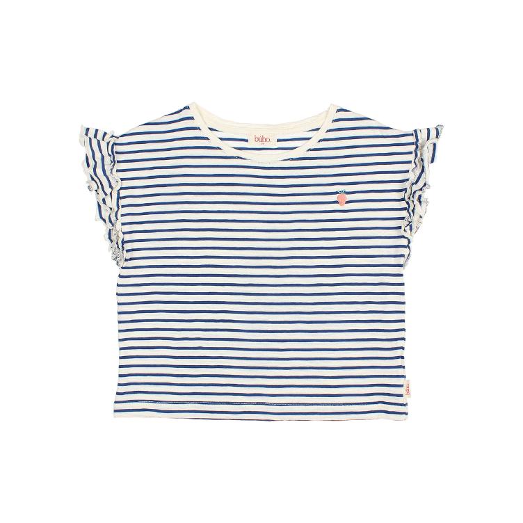 Stripes girly T shirt navy - 0