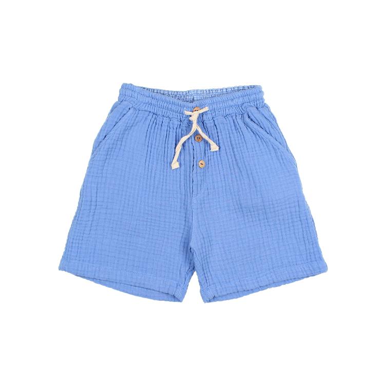 Muslin Bermuda ocean blue