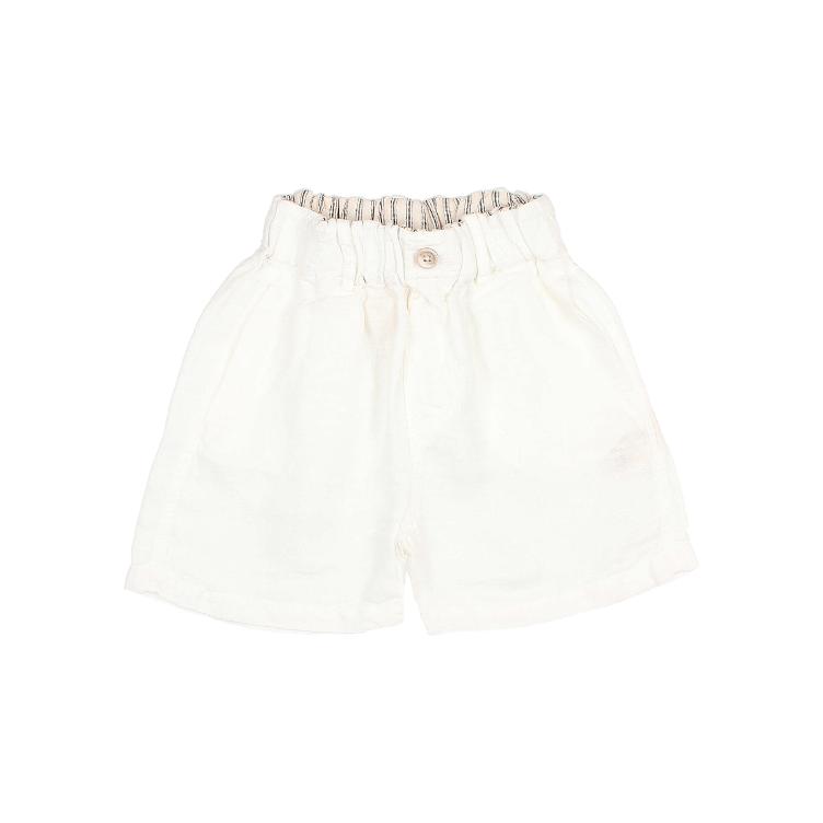 Linen Bermuda white