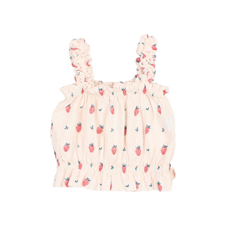 Strawberry top cream pink