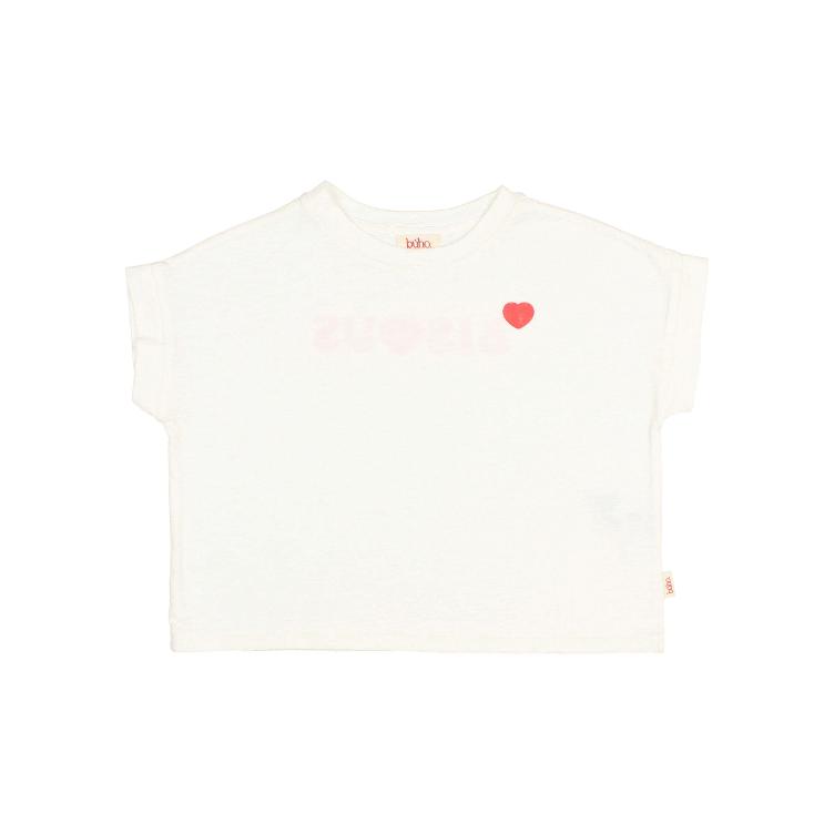Bisous T shirt white