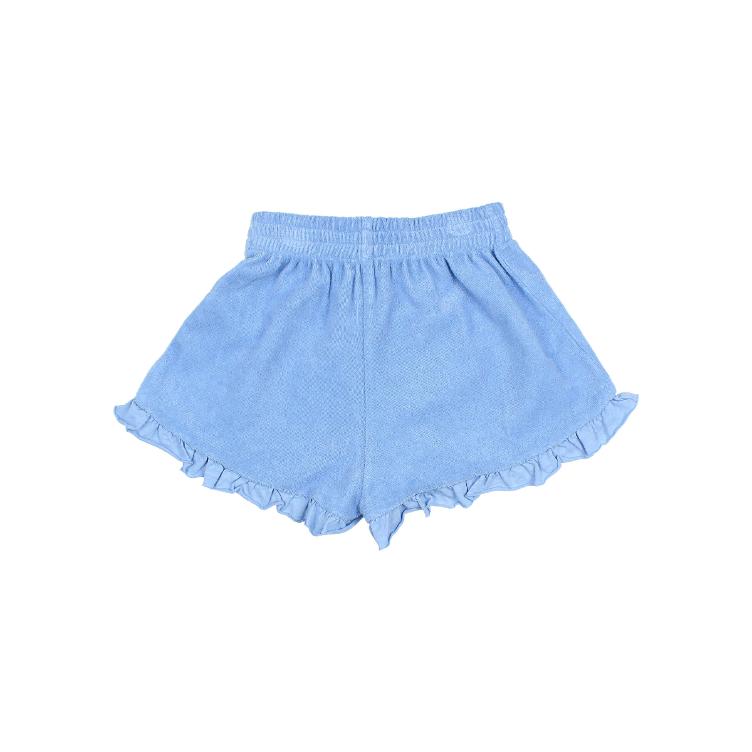 Terry girly shorts bluette - 0