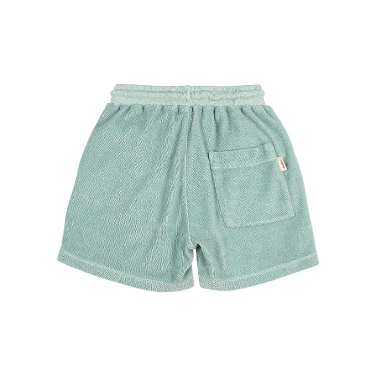 Terry Bermuda jogger green moss - 0
