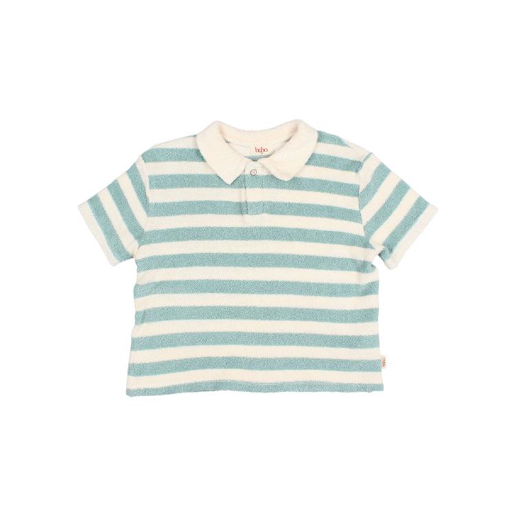 Terry stripes polo