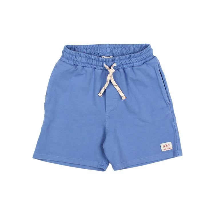 Fleece Bermuda jogger surf blue