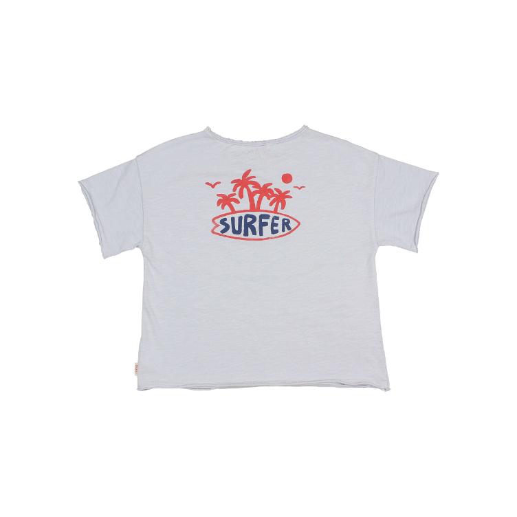 Surfer T shirt sky blue - 0