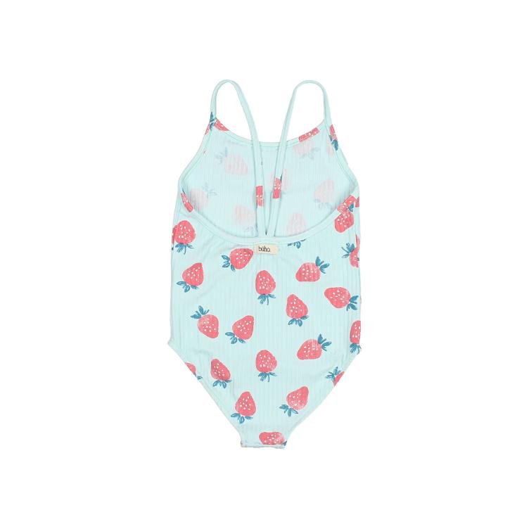 Strawberry maillot aqua - 0