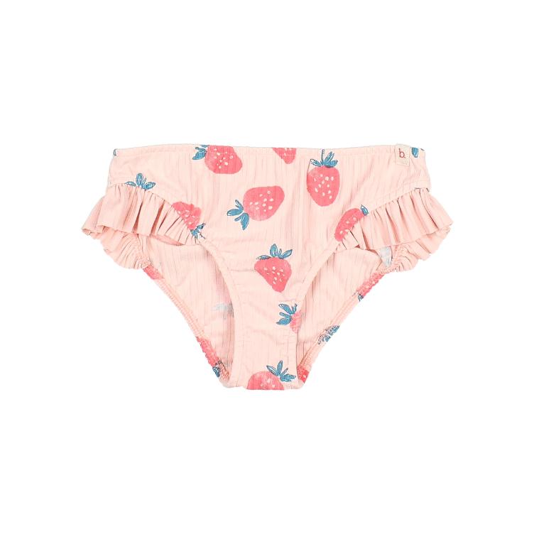 Strawberry Bikini bottom cream pink