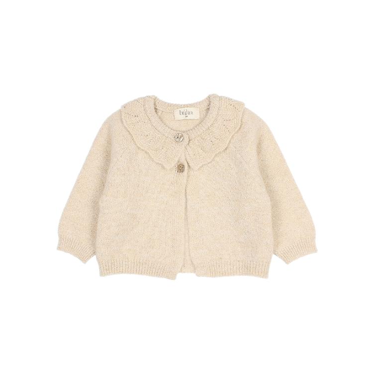 BB lurex cardigan natural