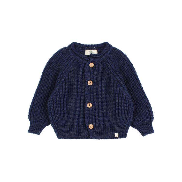 BB soft knit cardigan navy