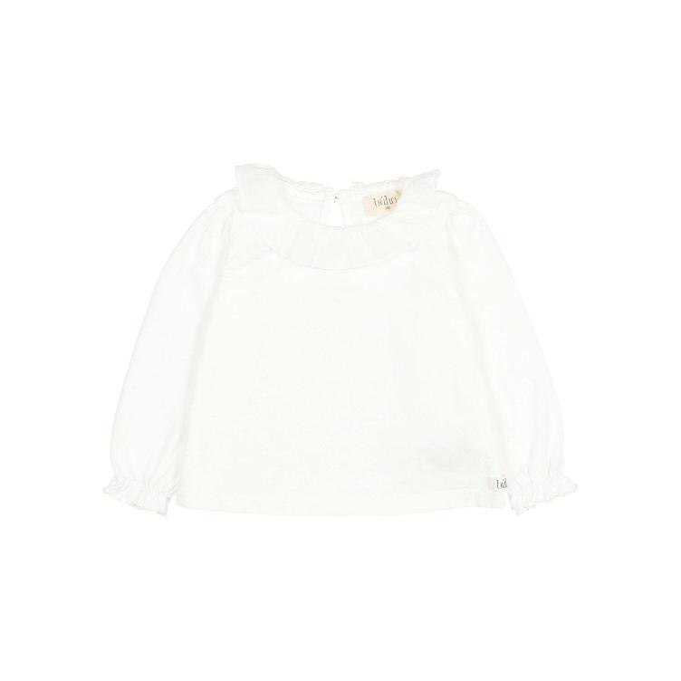 BB ruffle shirt off white