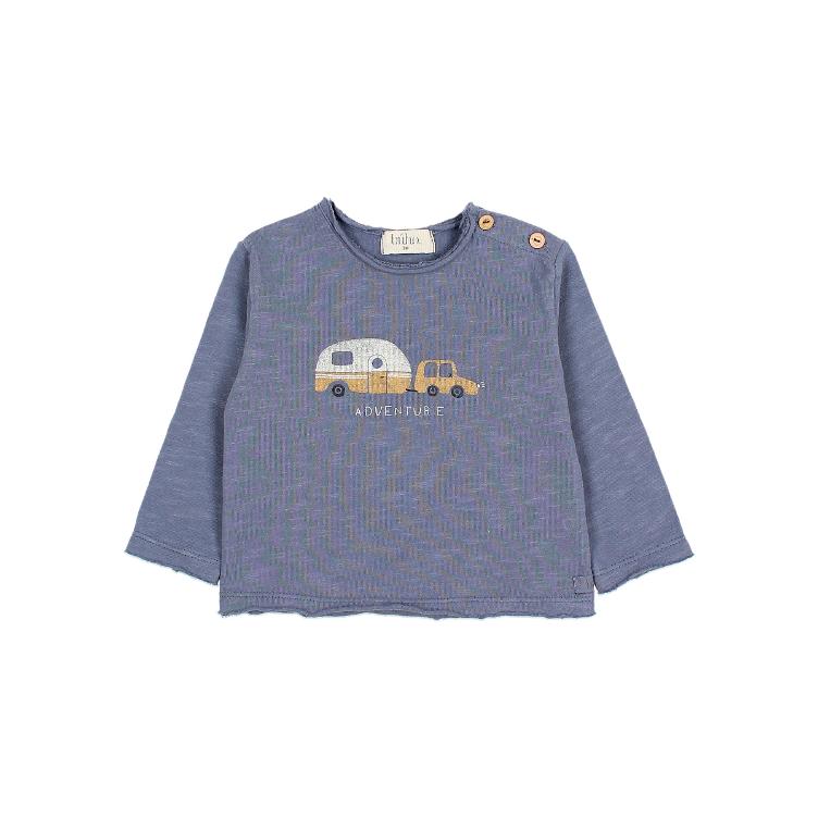 BB adventure t shirt artic blue