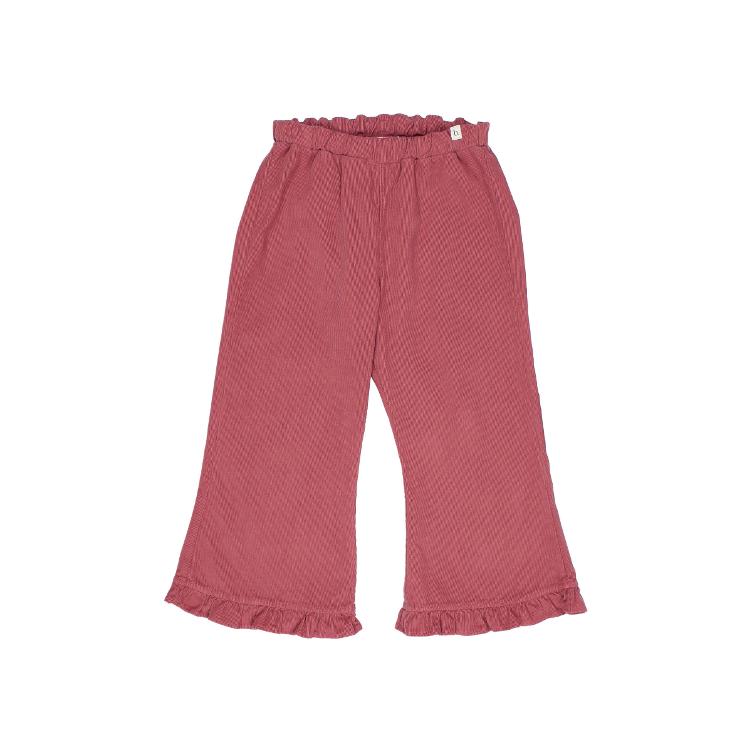 soft velour girly pants blush - 0