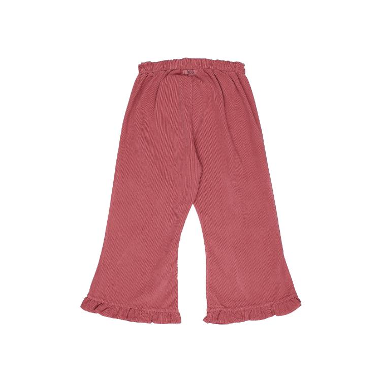 soft velour girly pants blush