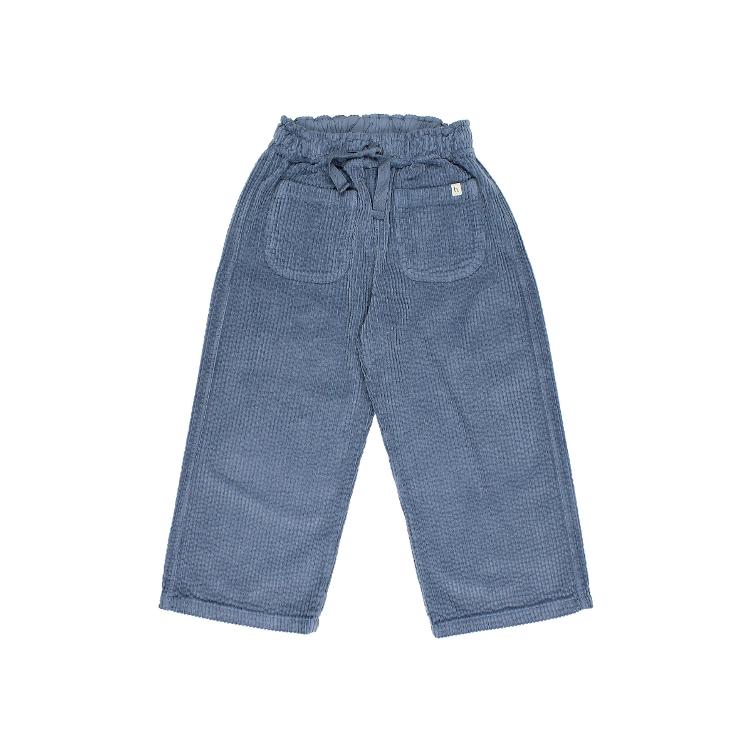 Corduroy girls pants artic blue