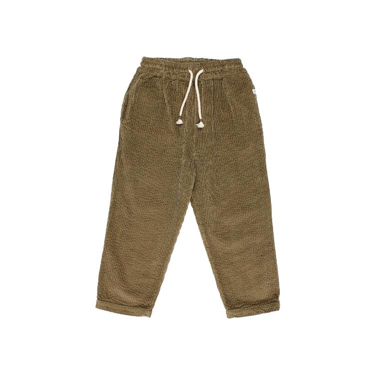 Corduroy pants kaki