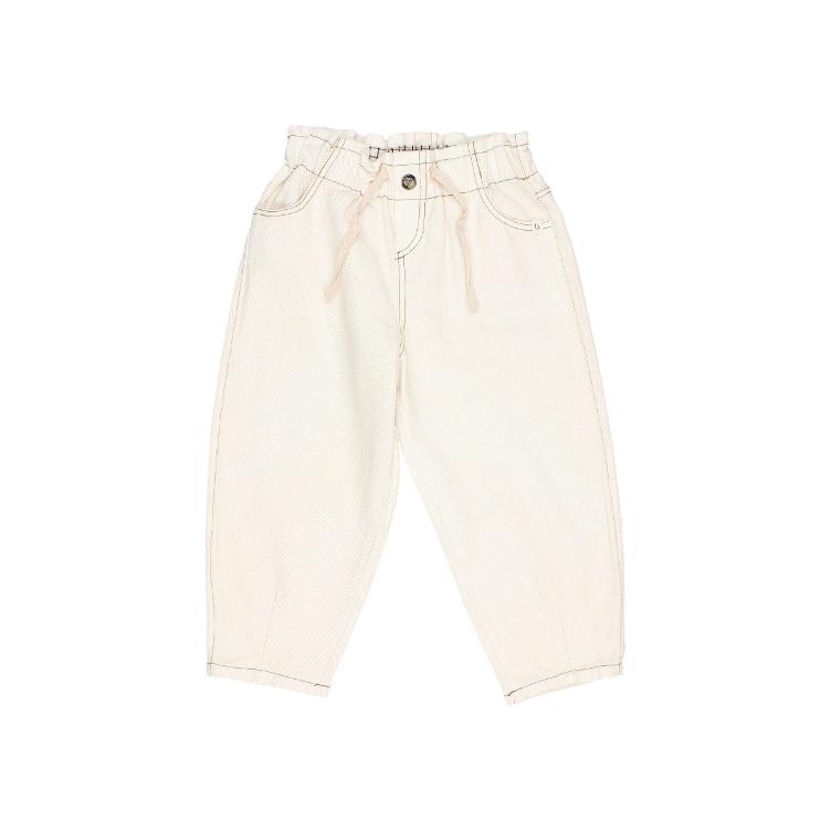 Twill girly pants ivory