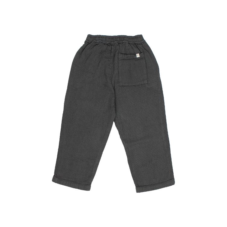 Soft velour pants navy - 0