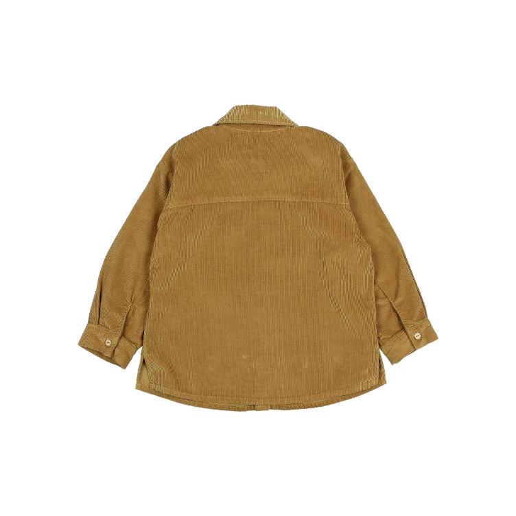 Soft velour shirt ocre - 0