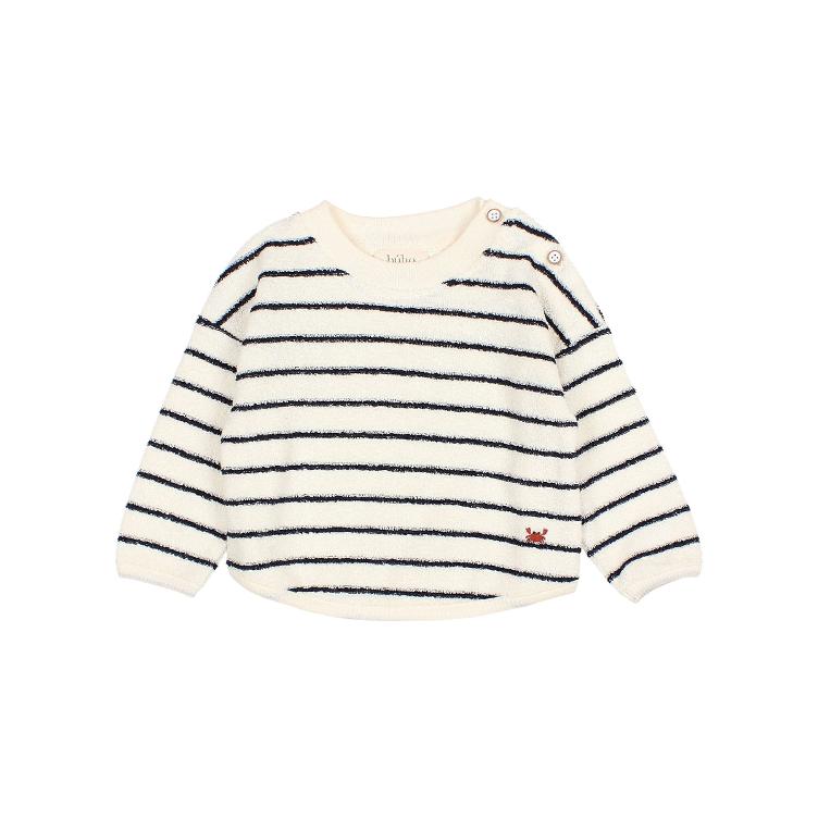 BB Terry stripes sweatshirt nuit