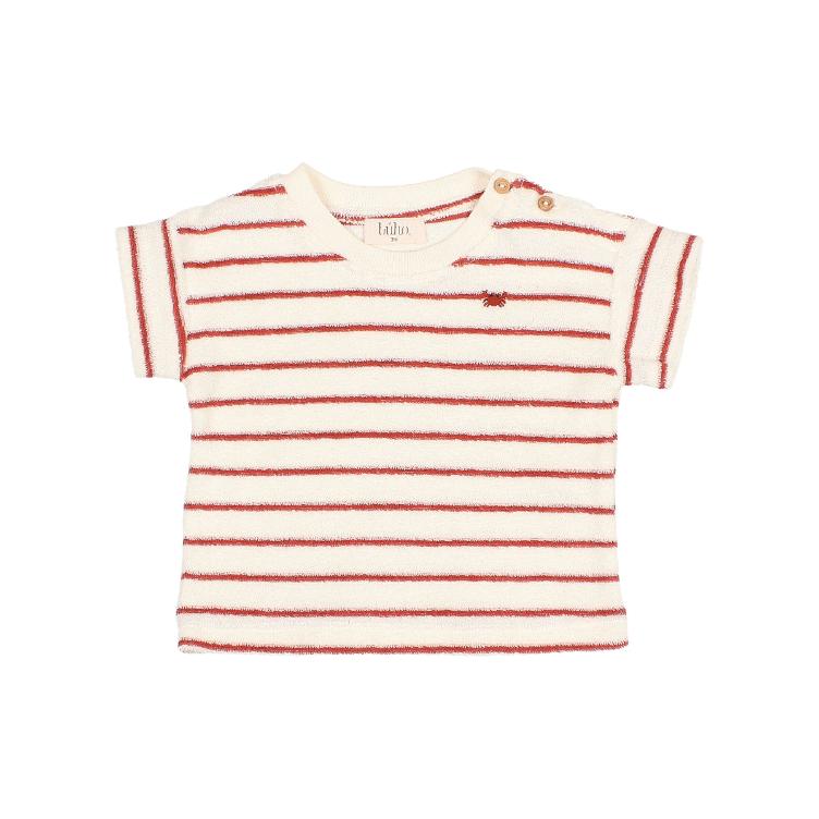 BB Terry stripes t shirt argile