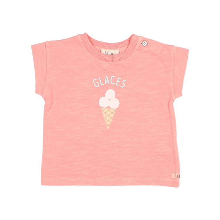 BB glace t shirt peach pink
