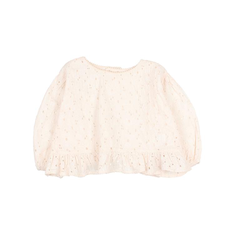 Embroidery blouse ivory