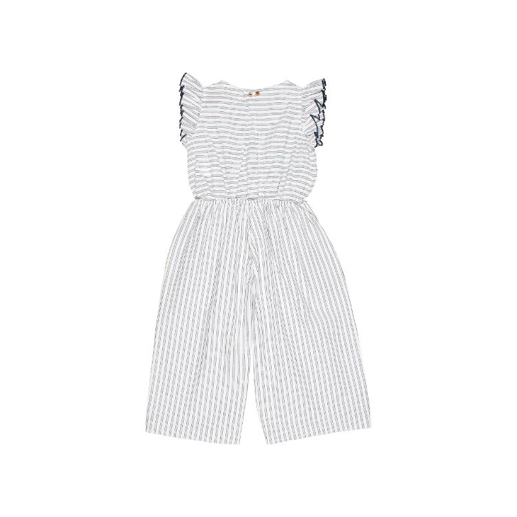 Stripes Jumpsuit white