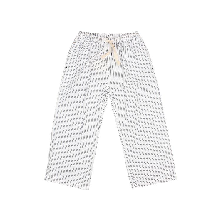 Stripes pants white
