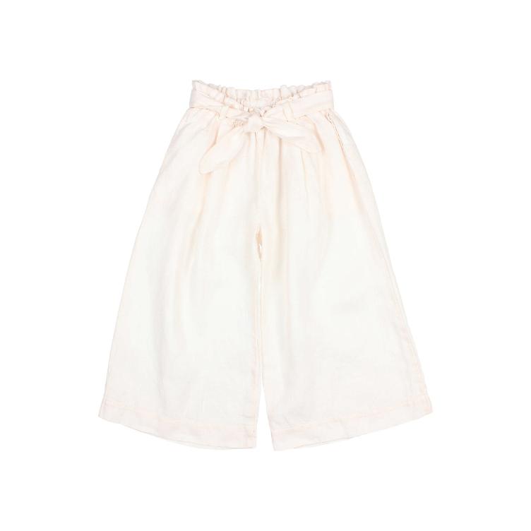Linen girly pants ivory