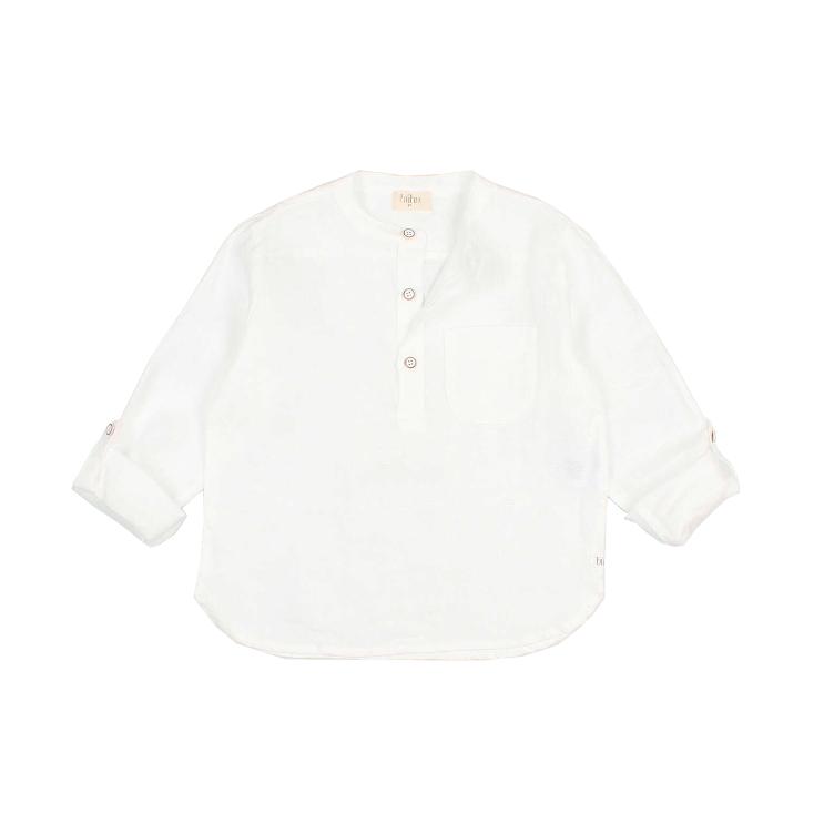 Linen kurta shirt white