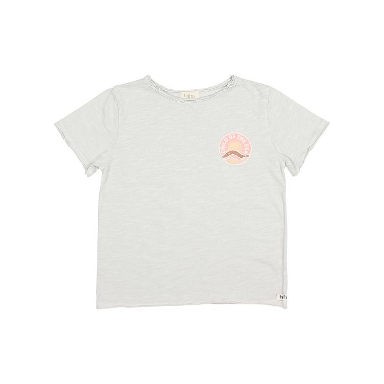 The Sea T shirt sky gray