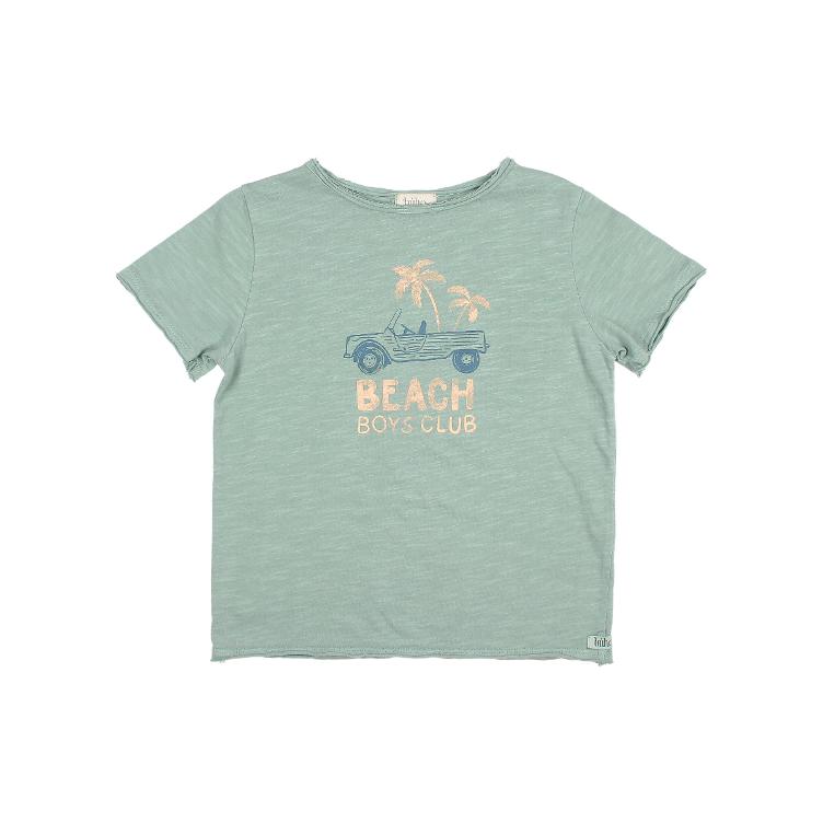 Beach T shirt sage green