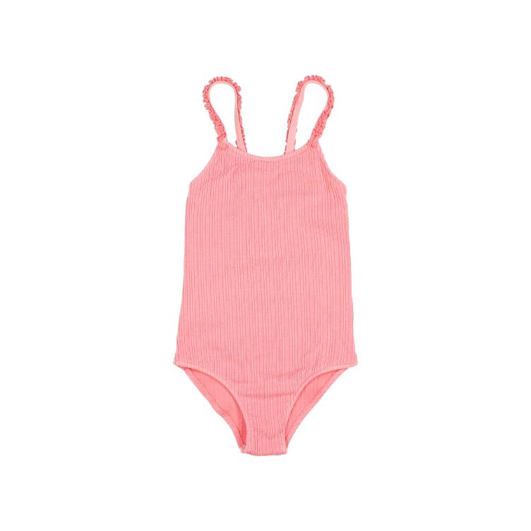 Rib Maillot Peach pink