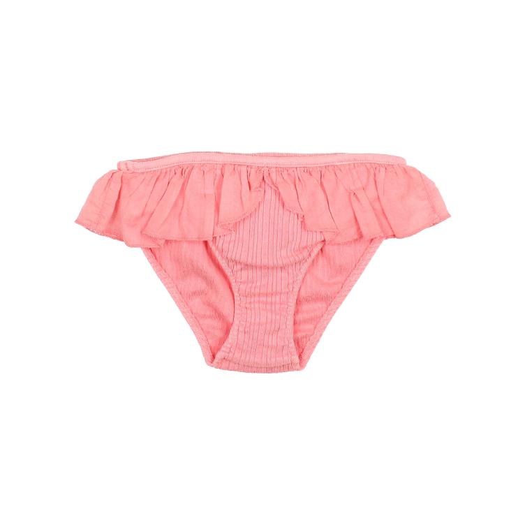 Rib Bikini bottom peach pink