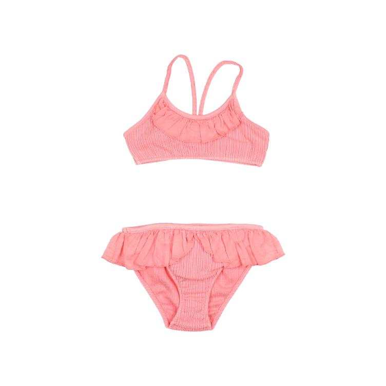 Rib Bikini peach pink