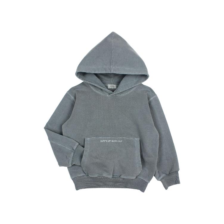 Fleece Hoodie blue teal