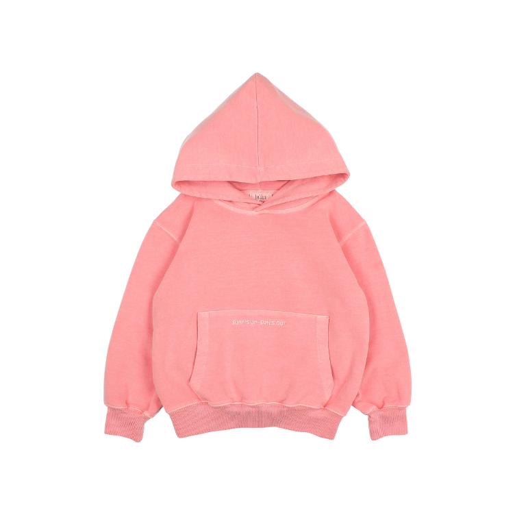Fleece Hoodie peach pink